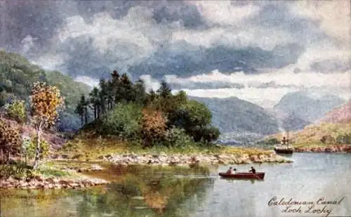 Künstler Ak Wimbush, H. B., Schottland, Caledonian Canal, Loch Lochy, Tuck 7687