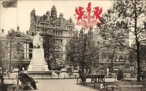 PC London City England, Leicester Square, coat of arms