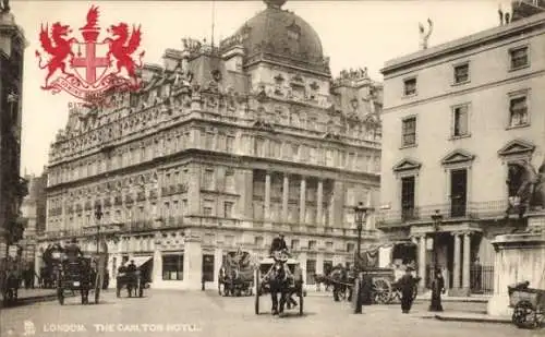 PC London City England, The Carlton Hotel, coat of arms