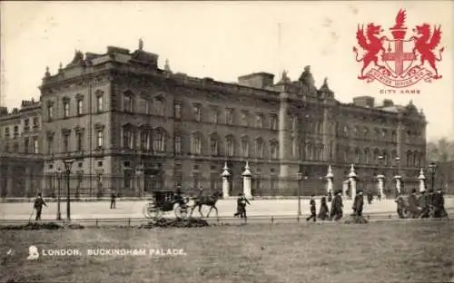 PC City of Westminster London England, Buckingham Palace, coat of arms