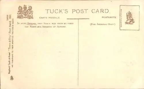 Ak London City England, Nelsons Column, Wappen