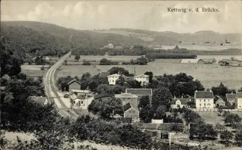 Ak Kettwig vor der Brücke Kettwig Essen im Ruhrgebiet, Gesamtansicht