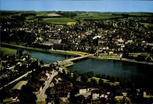 Ak Kettwig Essen im Ruhrgebiet, Gesamtansicht, Fliegeraufnahme
