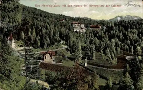 Ak Passo della Mendola Mendel Mendelpass Südtirol, Mendelplateau, Hotels, Latemar