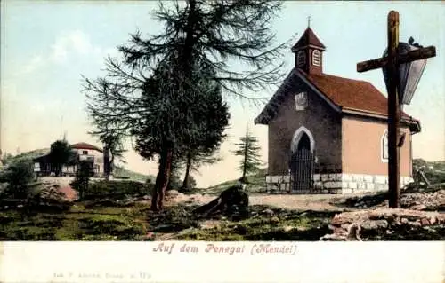 Ak Südtirol Italien, Auf dem Penegal, Mendel