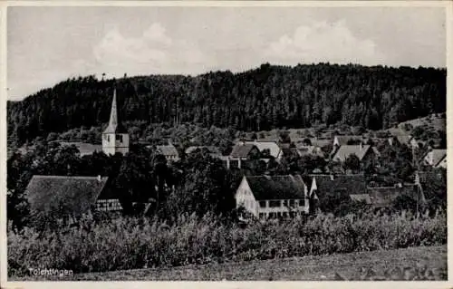 Ak Trichtingen Epfendorf in Baden Württemberg, Gesamtansicht, Kirche