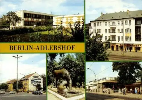 Ak Berlin Treptow Adlershof, Kinderkombination Studio Technik Fernsehen, Café Melange, Adlergestell