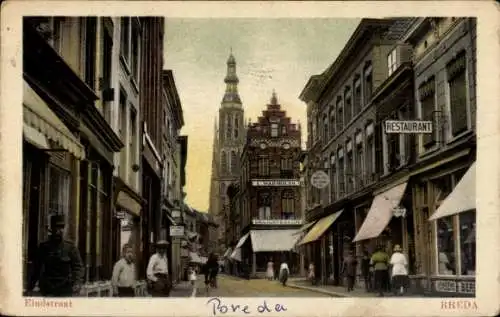 Ak Breda Nordbrabant Niederlande, Eindstraat
