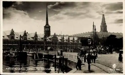 Ak København Kopenhagen Dänemark, Börse, Christiansborg