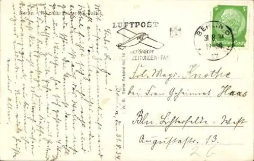 Ak Berlin Mitte, Reichspräsidentenpalais