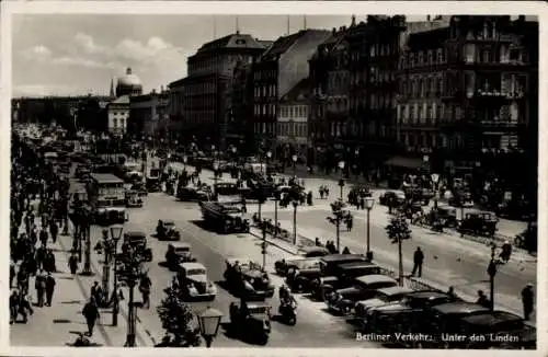 Ak Berlin Mitte, Alexanderplatz, Straße Unter den Linden