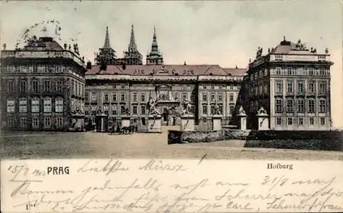 Ak Praha Prag Tschechien, Hofburg