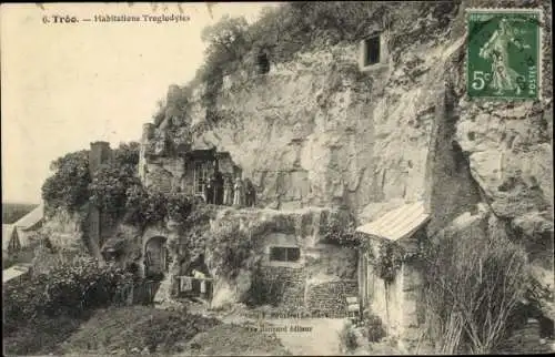 Ak Troo Loir et Cher, Habitations Troglodytes