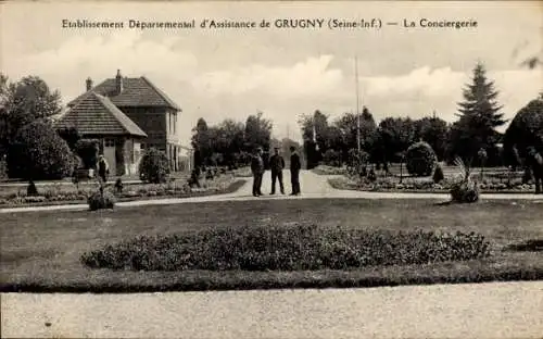 CPA Grugny Seine Maritime, La Conciergerie