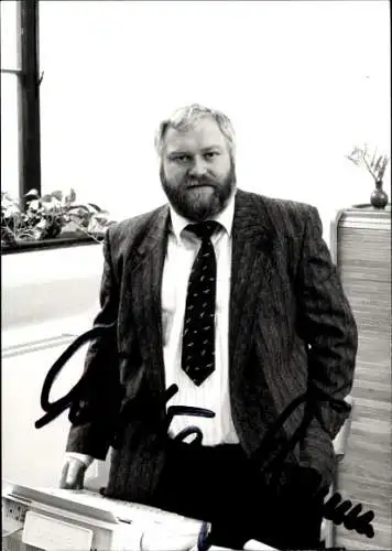 Foto Politiker Christian Schramm, Bürgermeister der Stadt Bautzen, Autogramm