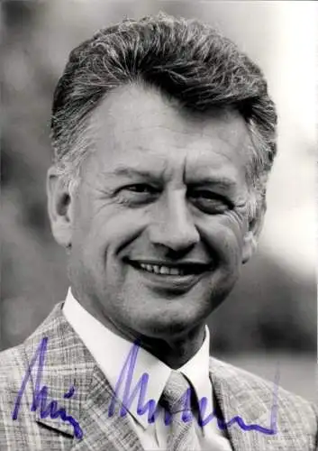 Foto Politiker Heinz Heckmann, CDU, Autogramm