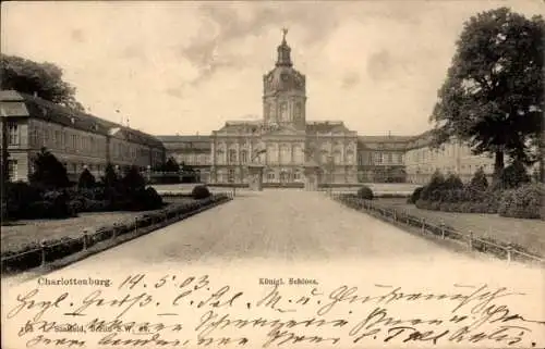 Ak Berlin Charlottenburg,  Königliches Schloss