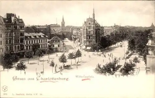 Ak Berlin Charlottenburg, Wilhelmplatz
