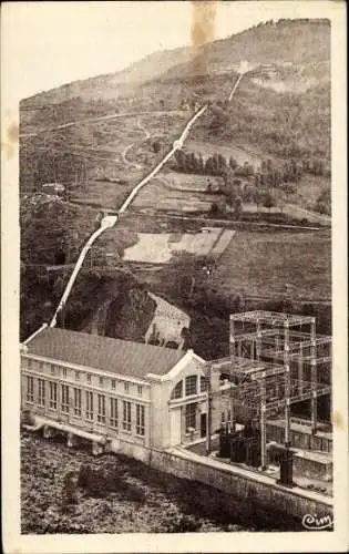 Ak Monistrol d'Allier Haute Loire, Usine de la Compagnie Loire et Centre