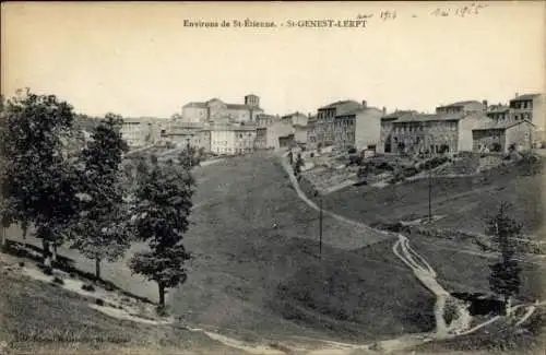 CPA Saint Genest Lerpt Loire, vue générale