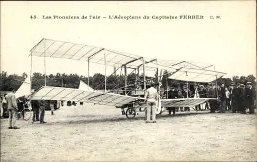CPA Les Pionniers de l'air, L'Aéroplane du Capitaine Ferber