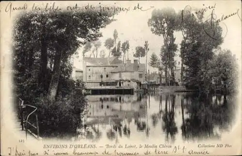 CPA Orléans Loiret, Bords du Loiret, le Moulin Chiron