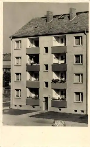 Foto Ak Bautzen in der Oberlausitz, Mehrfamilienhaus