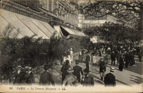 Ak Paris, Terrasse Marguery