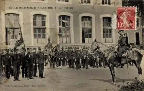 CPA Saint-Maixent Sarthe, Militärschule Saint Maixent, Infanterie