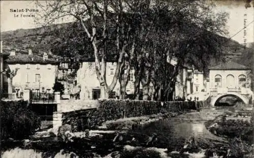 Ak Saint Pons Alpes de Haute Provence, Ortsansicht