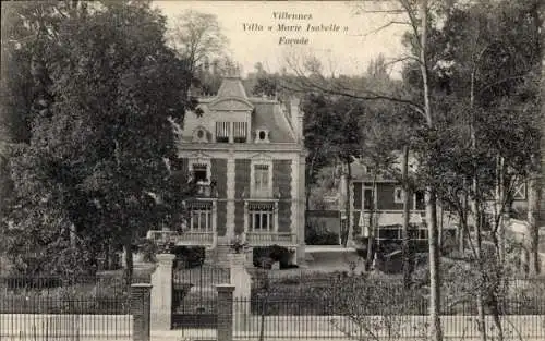 Ak Villennes sur Seine Yvelines, Villa Marie Isabelle, Fassade, Gebäude in der Natur