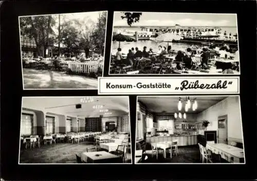 Ak Berlin Köpenick Müggelheim, Konsumgaststätte Rübezahl, Terrasse
