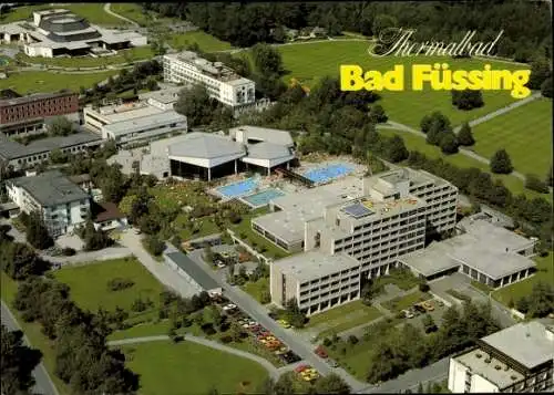 Ak Bad Füssing in Niederbayern, Thermalbad, Klinik Niederbayern, Rehabilitationsklinik