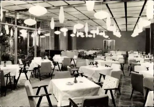 Ak Berlin Köpenick, HO Gaststätte Müggelturm, Terrassenrestaurant