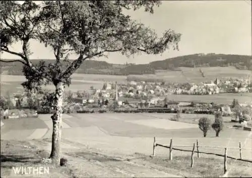 Ak Wilthen in der Oberlausitz, Panorama vom Ort
