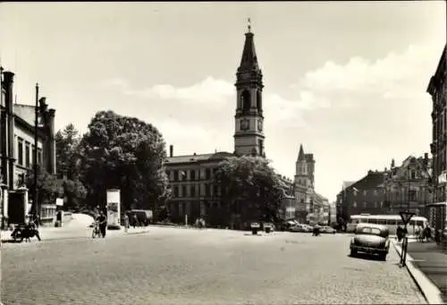 Ak Zittau in Sachsen, Haberkorn Platz