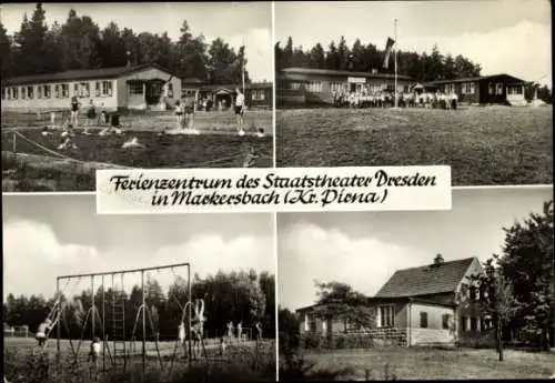 Ak Markersbach Bad Gottleuba in Sachsen, Ferienzentrum, Staatstheater Dresden, Spielplatz, Schwim