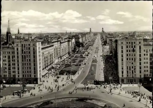 Ak Berlin Friedrichshain, Stalinallee