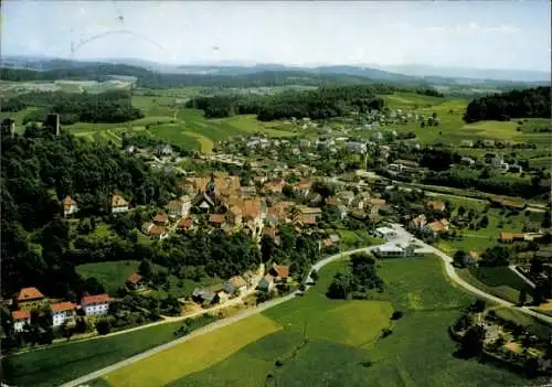 Ak Falkenstein in der Oberpfalz, Luftbild
