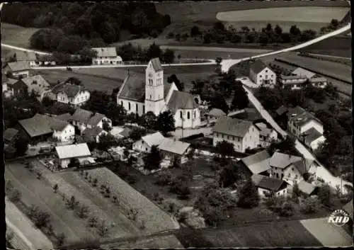 Ak Jägerwirth Fürstenzell in Niederbayern, Fliegeraufnahme