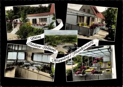 Passepartout Ak Happurg in Mittelfranken, Zum Stausee Stüberl