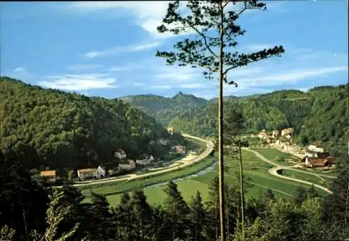 Ak Behringersmühle Gößweinstein in Oberfranken, Panorama