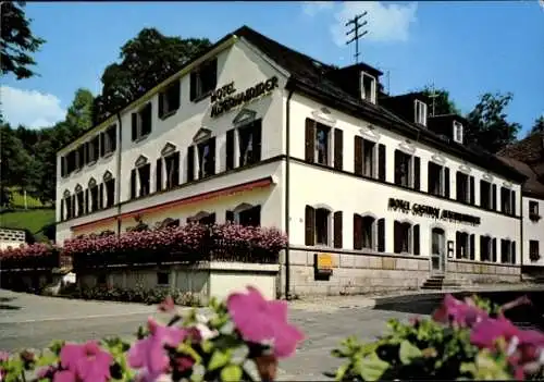 Ak Flossenbürg in der Oberpfalz, Hotel Altenhammer, Metzgerei