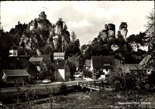 Ak Tüchersfeld Pottenstein Oberfranken, Teilansicht