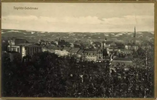 Ak Teplice Šanov Teplitz Schönau Region Aussig, Gesamtansicht