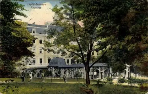 Ak Teplice Šanov Teplitz Schönau Region Aussig, Kaiserbad