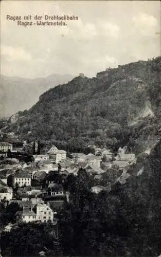 Ak Bad Ragaz Kanton St. Gallen, Teilansicht, Wartenstein