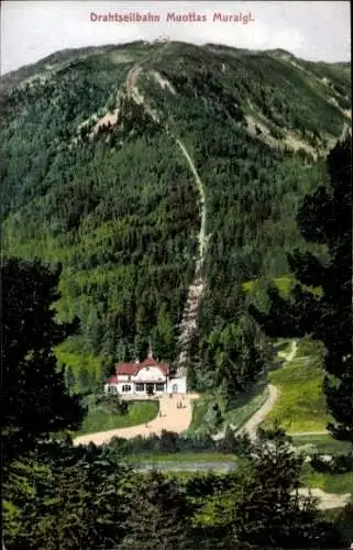 Ak Muottas Muragl Kanton Graubünden, Drahtseilbahn