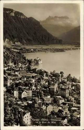 Ak Territet Montreux Kt. Waadt, Gesamtansicht