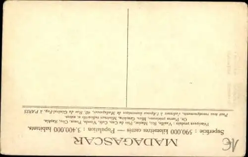 Ak Antananarivo Madagaskar, Rue du Colonel Gillon